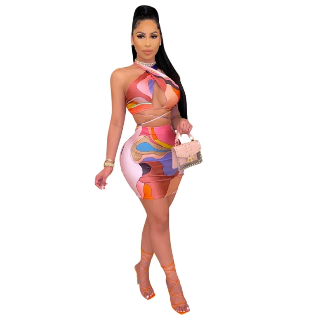 

Club Vest Shorts Sets Strendy Two Piece Set Women Clothing Dresses, 3 colors