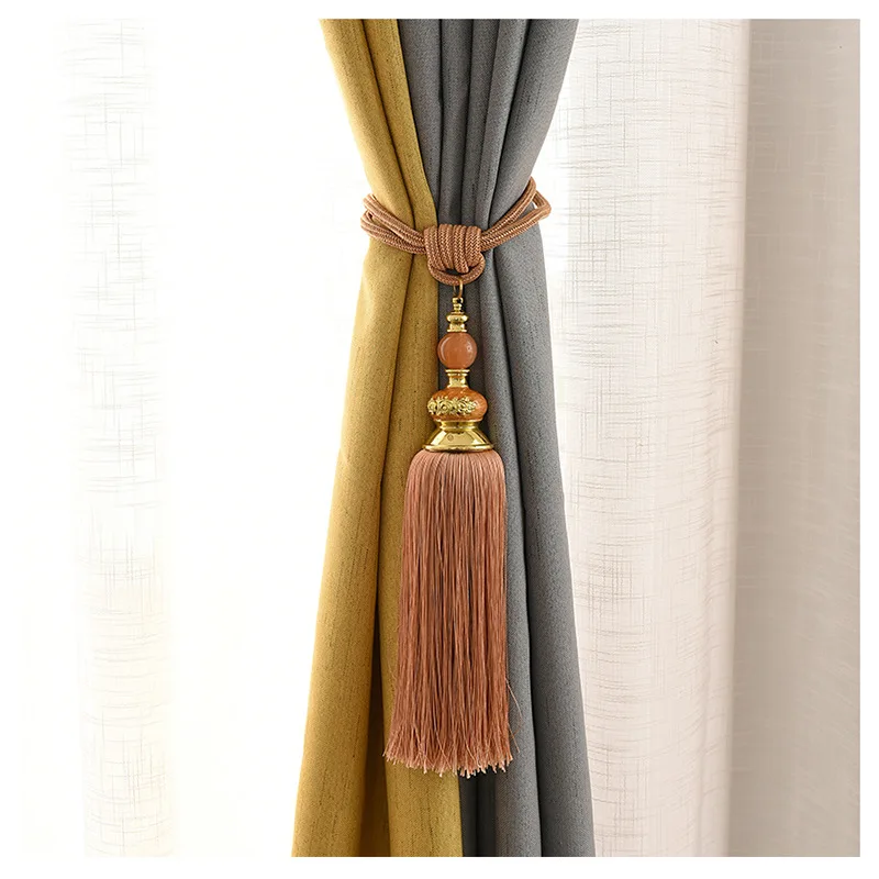

Good Feedback Tassel Magnetic Tiebacks Room Curtains Accessories Hanger.