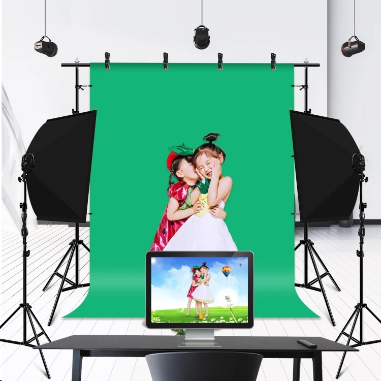 

2x2m Photography Photo Background Paper Backdrops Cloth Photo Studio Background Support Backdrop Stand Crossbar Bracket Kit