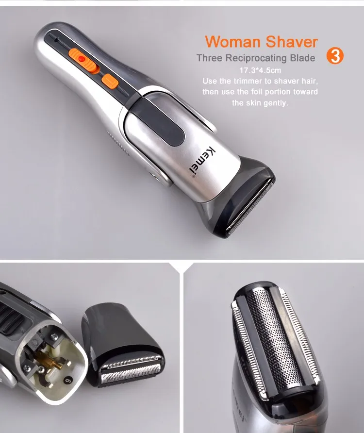 Kemei KM 680A Rechargeable Electric Hair Clipper Trimmer Equipment for Hair Salon