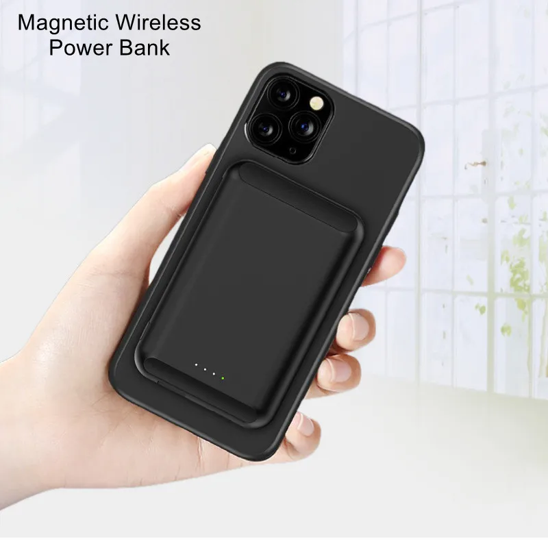 

Magnetic Wireless Charger 5000mah Powerbank Multi 5W OEM Wireless Power Bank for Apple iPhone 12