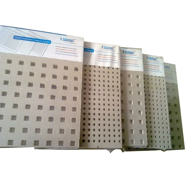 
Office Space Acoustic Perforated 12Mm Round Hole Pvc Gypsum Board 