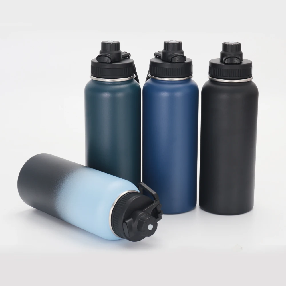 

Double Wall Insulated Stainless Steel Large Capacity Water Bottle Eco Friendly Filter Water Bottle With Straw Lid