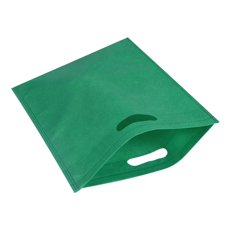 

Eco-friendly pp spunbond nonwoven fabric cutting promotion shopping non woven D-cut bag