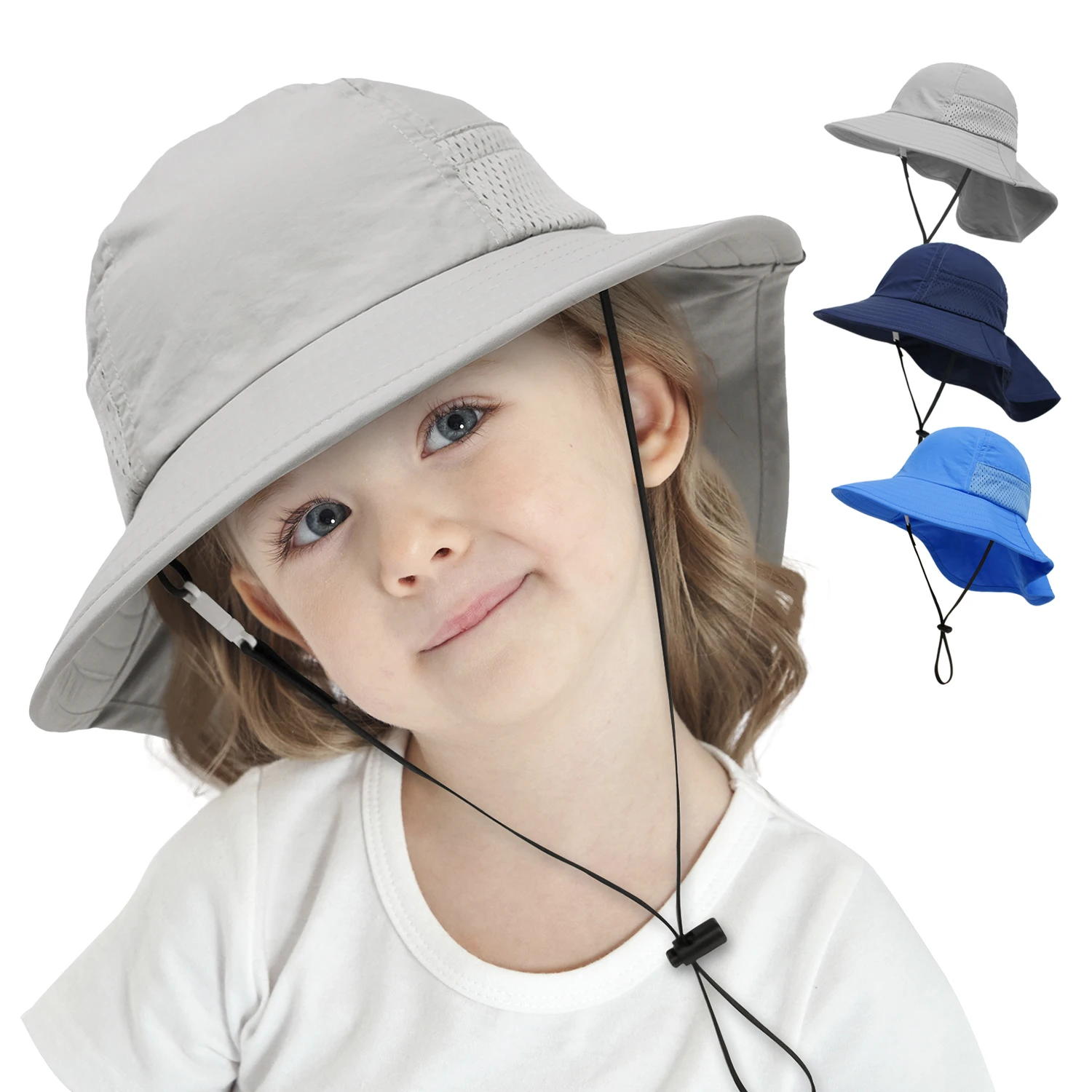 

Manufacturer Customize Logo Designed Bucket Hat Cap Fisherman Kid Hat Sun Fishing Cap Wholesale Unisex plain children summer hat