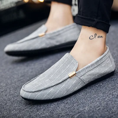

New spring casual hot bean shoes men's lazy shoes cultural shoes