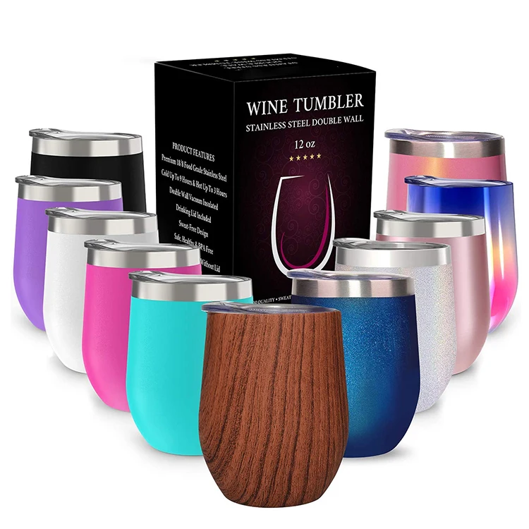 

2021 Everich New Design Insulated Travel Tumbler Cup for Coffee, Drinks, Champagne, Cocktails Beverage, Customized colors acceptable