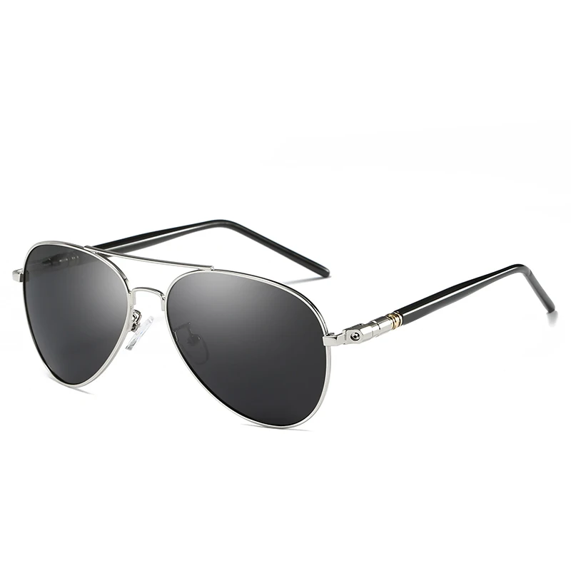 

custom brand Wholesale UV400 Polarized sun glasses fashion sunglasses metal classical retro vintage pilot Shades men sunglasses