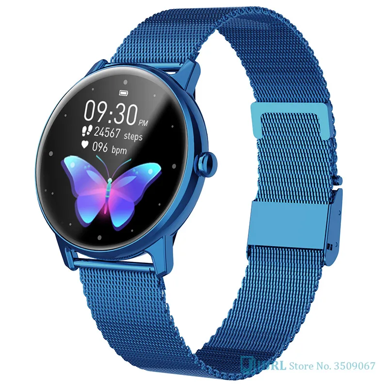 

Fashion Smartwatch Women Full Touch Heart Rate Fitness Tracker Smart Watch Electronic Sports Ladies watches For Android IOS