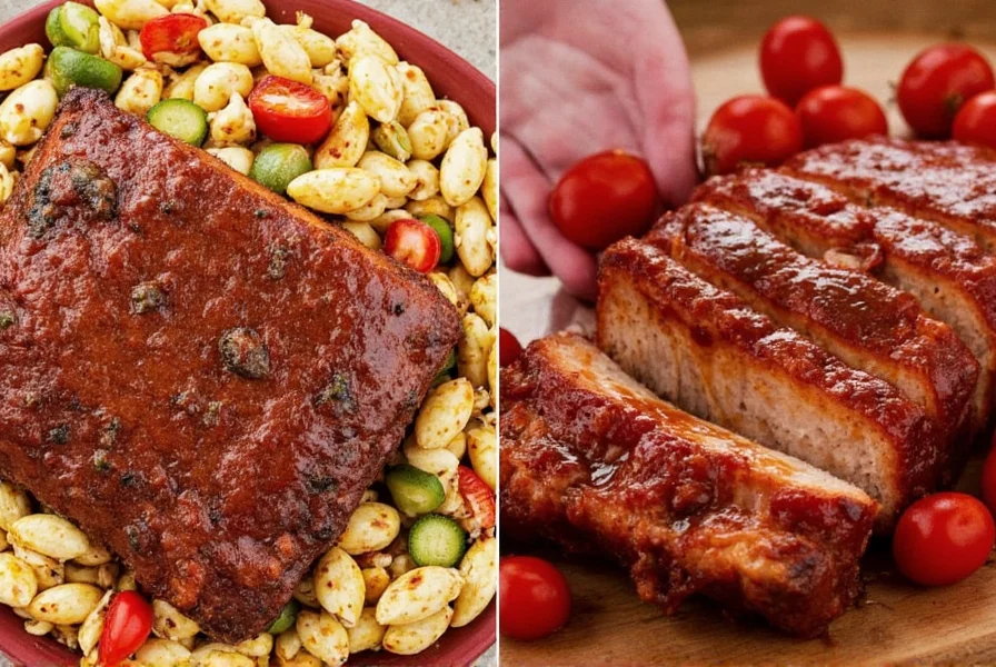 Grill master brushing mop sauce onto ribs