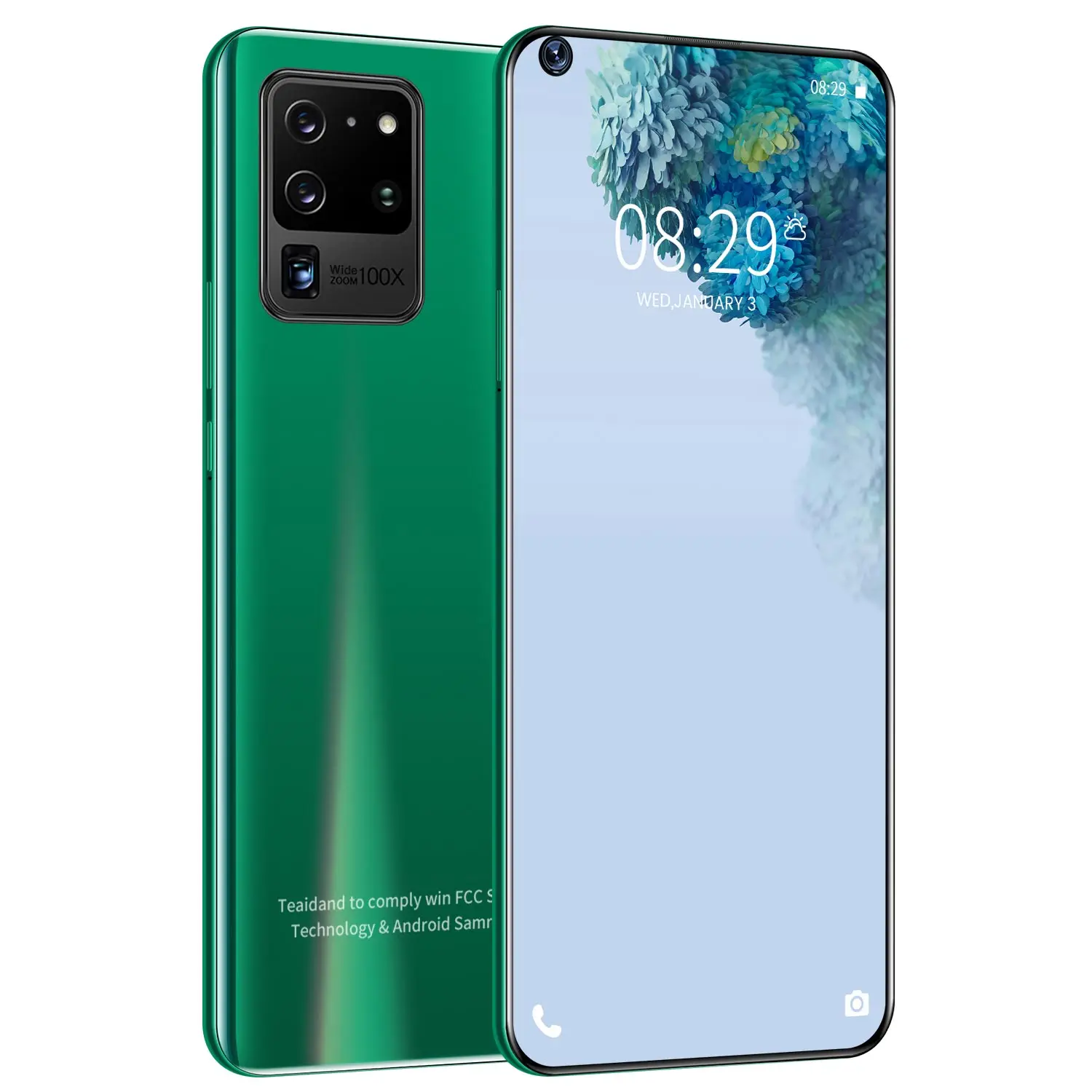 

S30U PRO 7.2 inch 16MP+32MP 12GB+512GB 5G Full screen Large Capacity Battery Mobile Android Smartphone, Black blue green