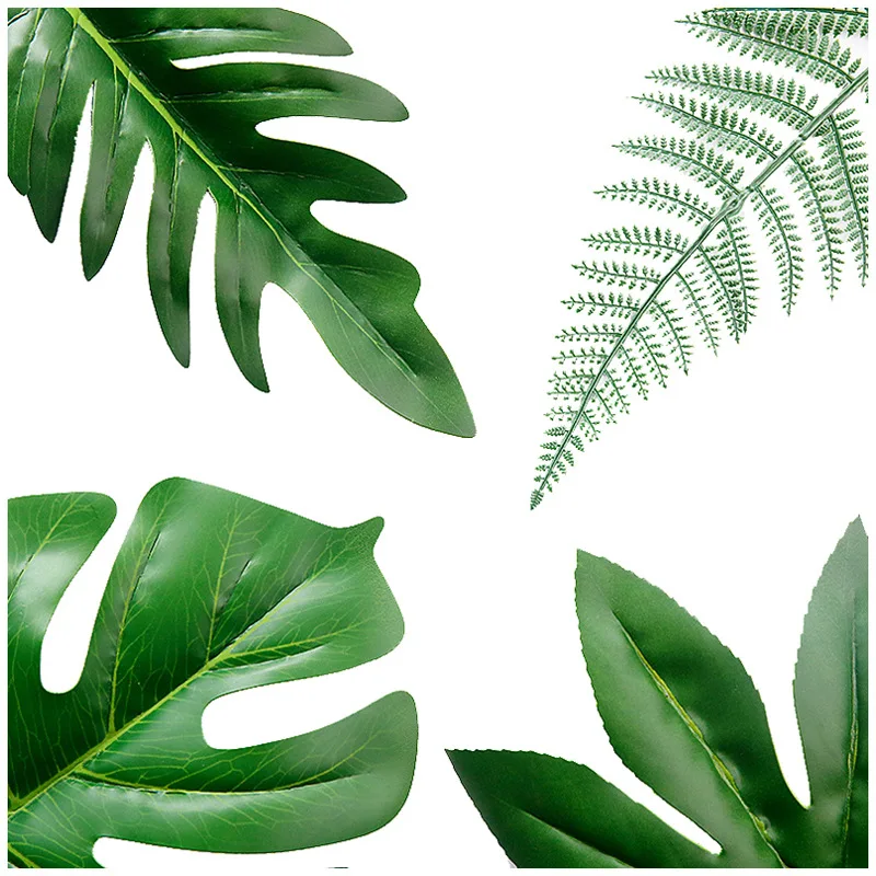 

Artificial Leaves With Different Shape Design Photography Props Suitable For Food And Makeup Products Decoration