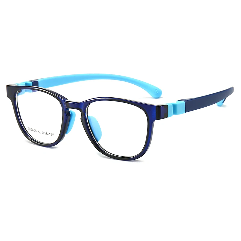 

flexible filter tr90 silicon blue light blocking eyeglass for kids, Multiple colour