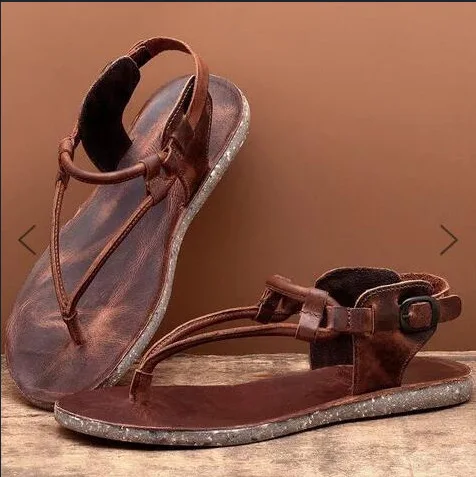 

New Fashion Ladies Retro Flip Flop Sandals, Picture