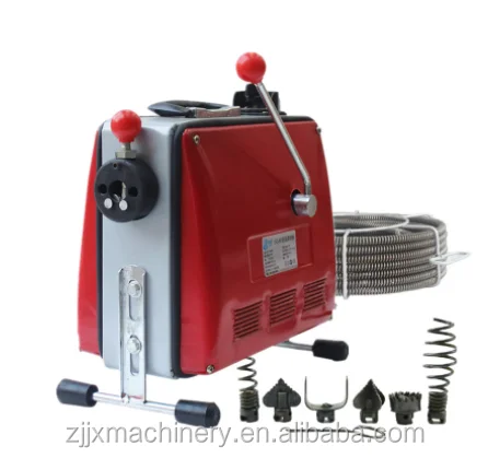

High Quality Durable Pipe Drain Cleaning Machine, Red