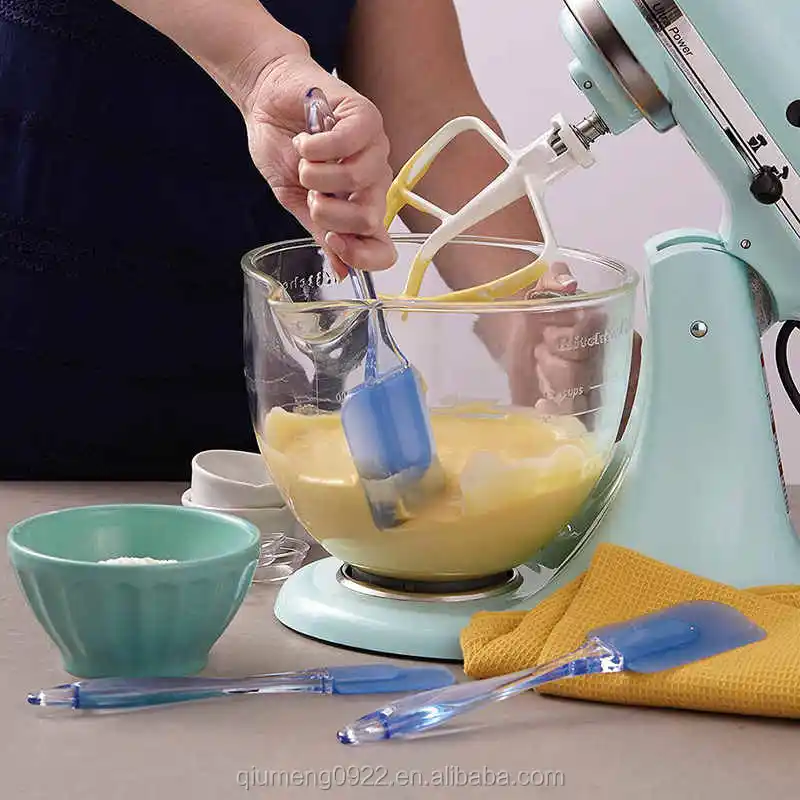 Silicone Cookie Spatula (3pcs), Kitchen Blender Cake Making