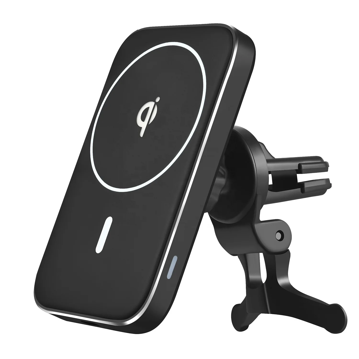 

M6 Magnetic Car Wireless Charger QI Charger Phone Mount for Iphone 12 13, Black, white