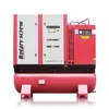 15HP 11kw Air Cooling Tank Mounted Combined Screw Air Compressor With Air Dryer