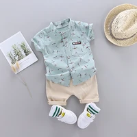 

Yiwu manufacturers wholesale custom cheap children's clothes shirt pool shirt shorts