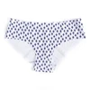 lip print light silk belly high waist slimming jacquard weave low-waist lace boyshort panties