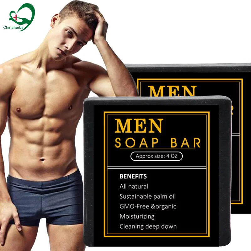 

100% Natural Handmade Organic Charcoal Bar Soap for Man Cleaning and Bathing