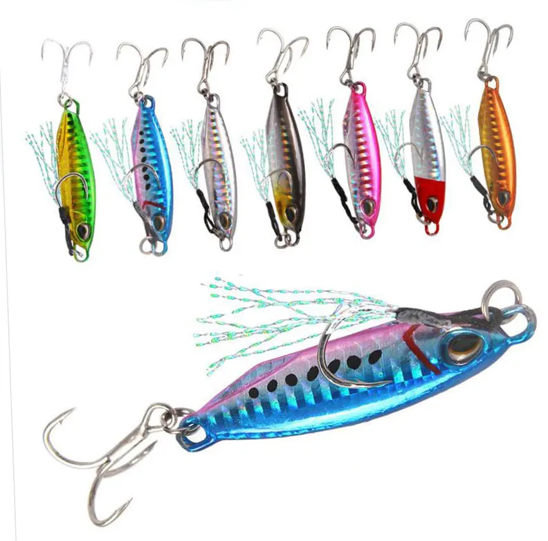

Wholesale slow jig 16g 32g jig lure for sea fishing, 7 colors