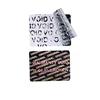 Custom warranty seal sticker security void sticker label tamper proof sticker