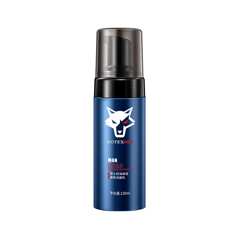 

BOTEX for man control oil moisturize mousse facewash face cleanser