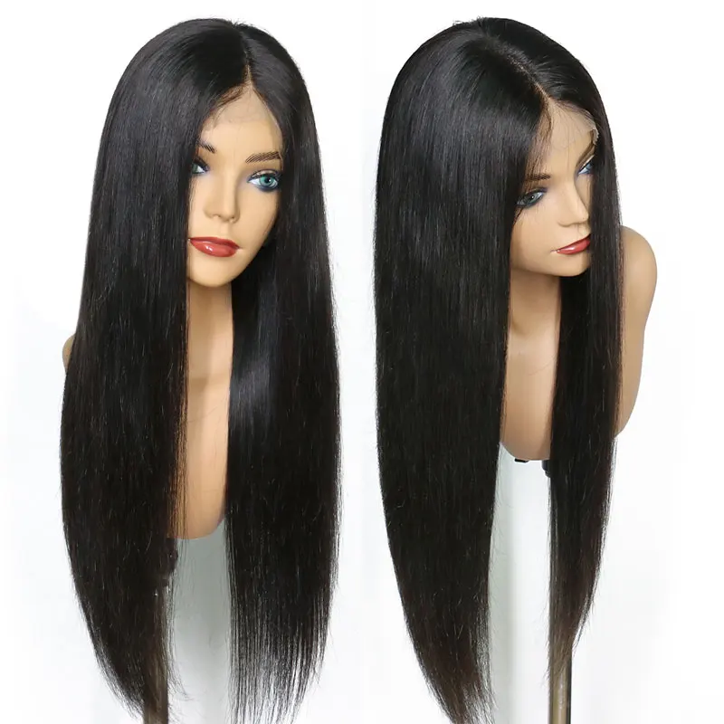 

hot selling swiss lace frontal straight wigs 100% human hair wigs brazilian hair braiding hair 150% density wigs