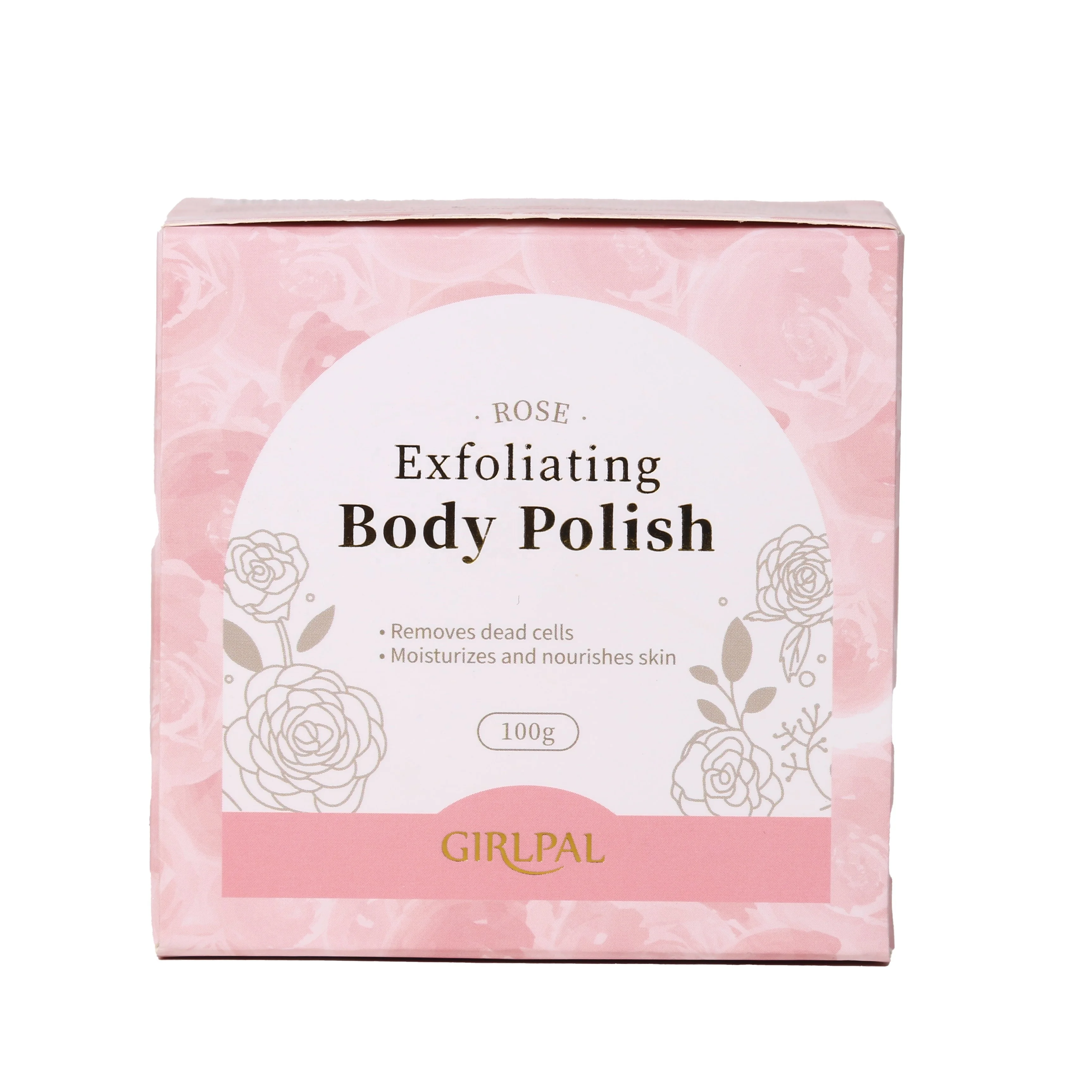 

Reasonable Price Exfoliating Moisturizing And Nourishing Skin Rose Body Scrub Cream, Pink