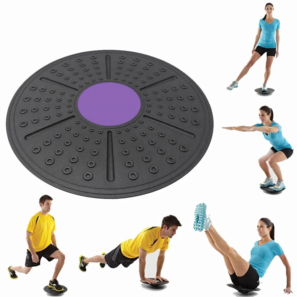 

TY Yoga Balance Board Fitness 360 Degree Fitness Rotation Massage Stability Disc Round Plates Board Gym Waist Twisting Exerciser, Customized