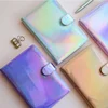 new products 2020 agendas Laser PVC soft Cover Writing Metallic Spring Leaf Stitched Notebook for Gift