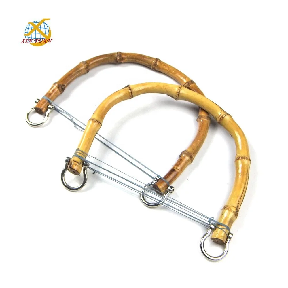 

Direct Factory Wholesale Handles for Bag Bamboo Bag Handle, Natural color