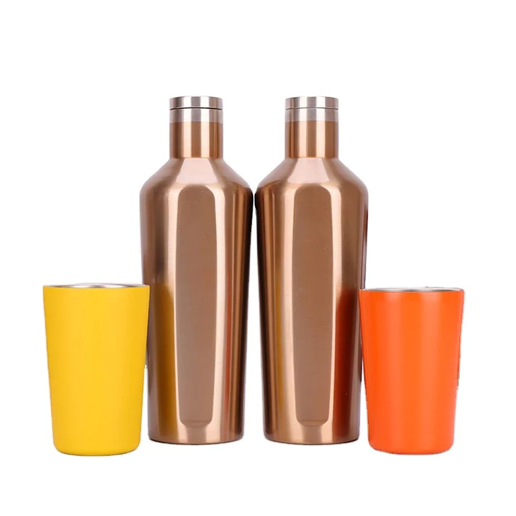 

custom color double wall insulated stainless steel Small Mouth Water Bottle, Customized color