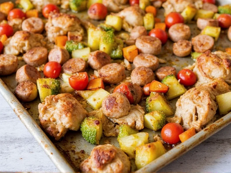 Perfect Sheet Pan Chicken Sausage and Veggies Recipe
