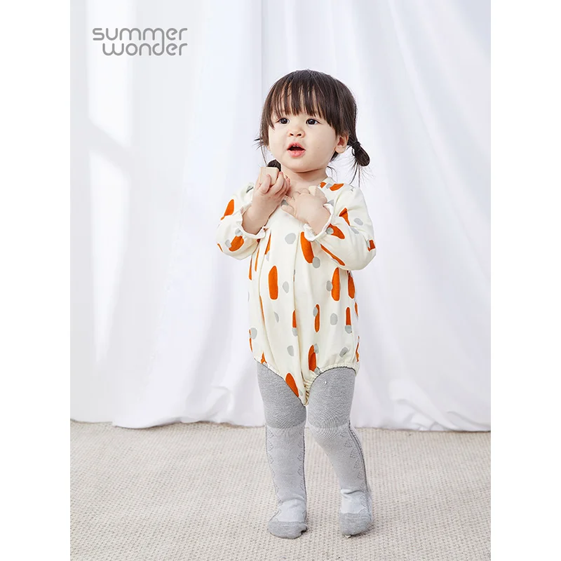 
Fashion Toddler Clothing Knitted Cotton Jumpsuit for babies Baby girls Romper 