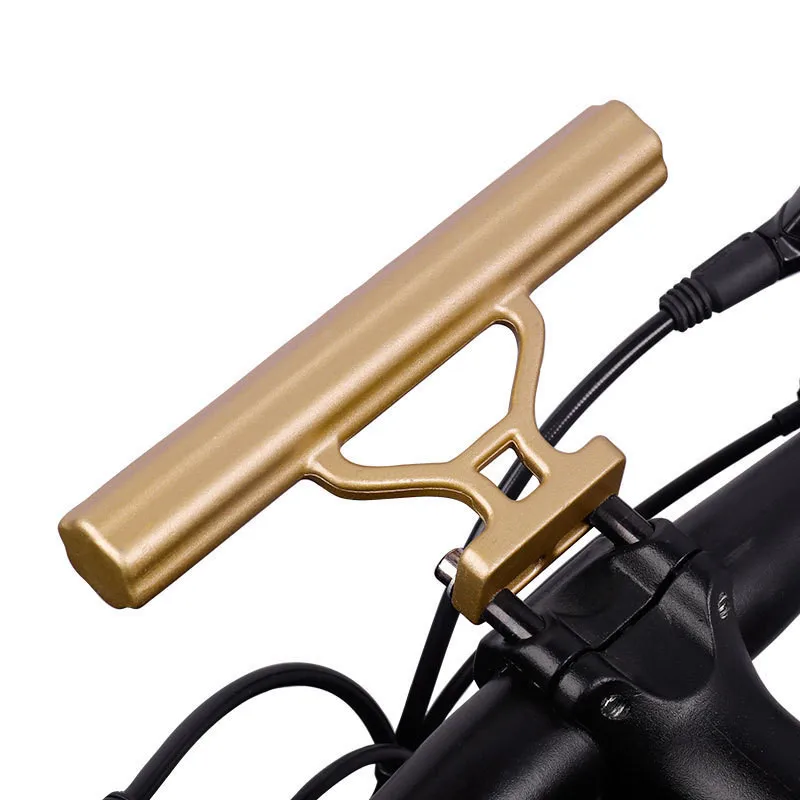 

Electronic Light Phone Holder Bicycle Light Cycling Convenience Road Mtb Aluminum Alloy Bike Handlebar Extender, Silver, black, gold