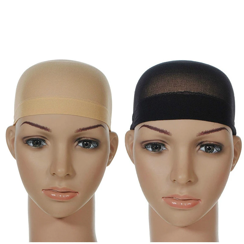 

Wholesale Breathable Nude Stocking Wig Cap Stretchy Nylon Wig Caps For Making Wig, Black