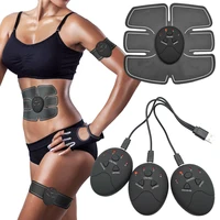 

Electric body slimming massager toner trainer stimulant belt wireless abs ems abdominal muscle stimulator