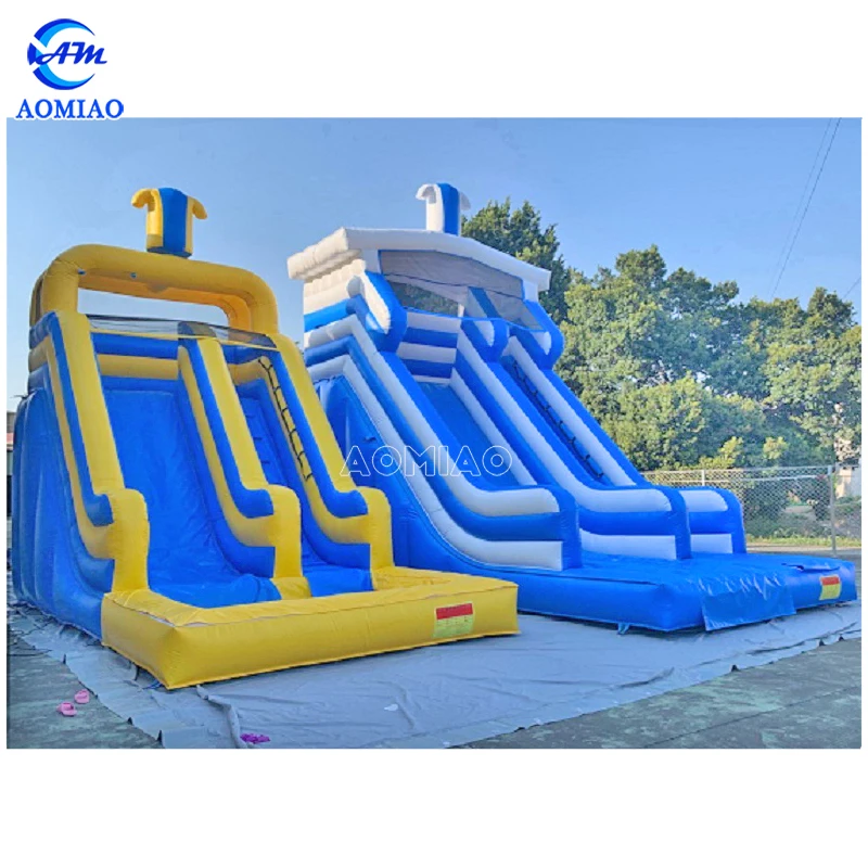

8m Long indoor inflatable bouncer combo inflatable slide for kids