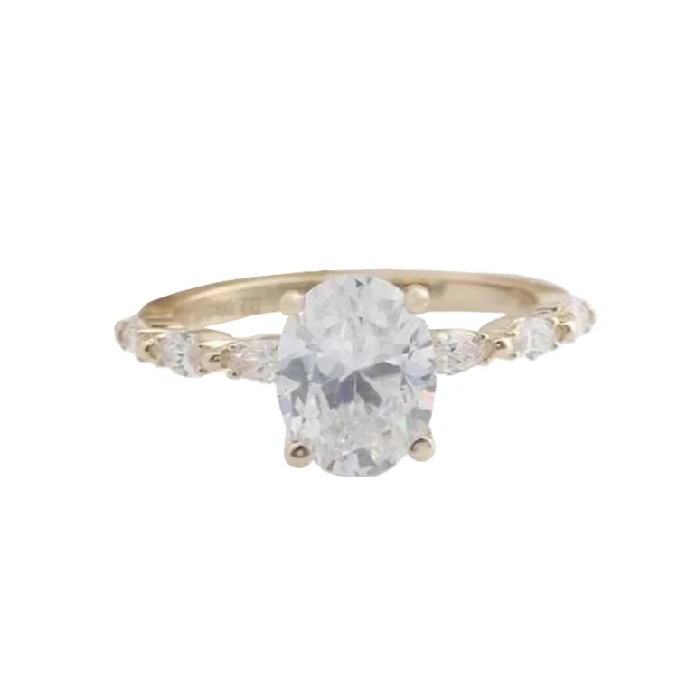 

Light jewelry Solid 14K Gold Diamond Ring, Gold Jewelry, Wholesale Fine Jewelry Real Diamond Real Gold, Picture shows