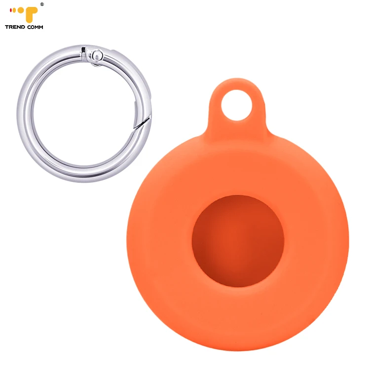 

Female Loop Band Silicone Long Chain Key Detachable Organizer Rings for Airtag