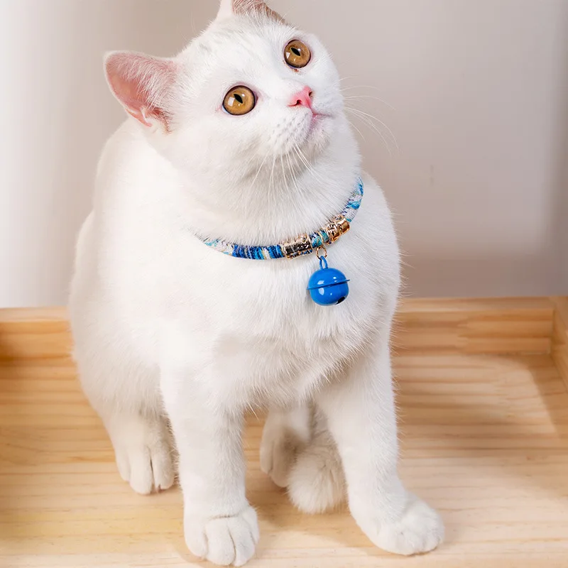 

Cat Collar With Bell Blue Cat Collars Cute Small Red Cat Collar Accessory