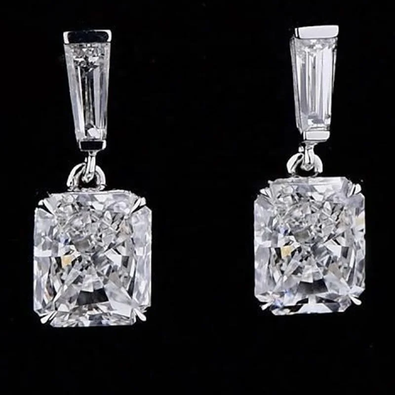 

Simple Earrings Women Cubic Zircon Dazzling Female Accessories Fashion Versatile Jewelry, Customized color