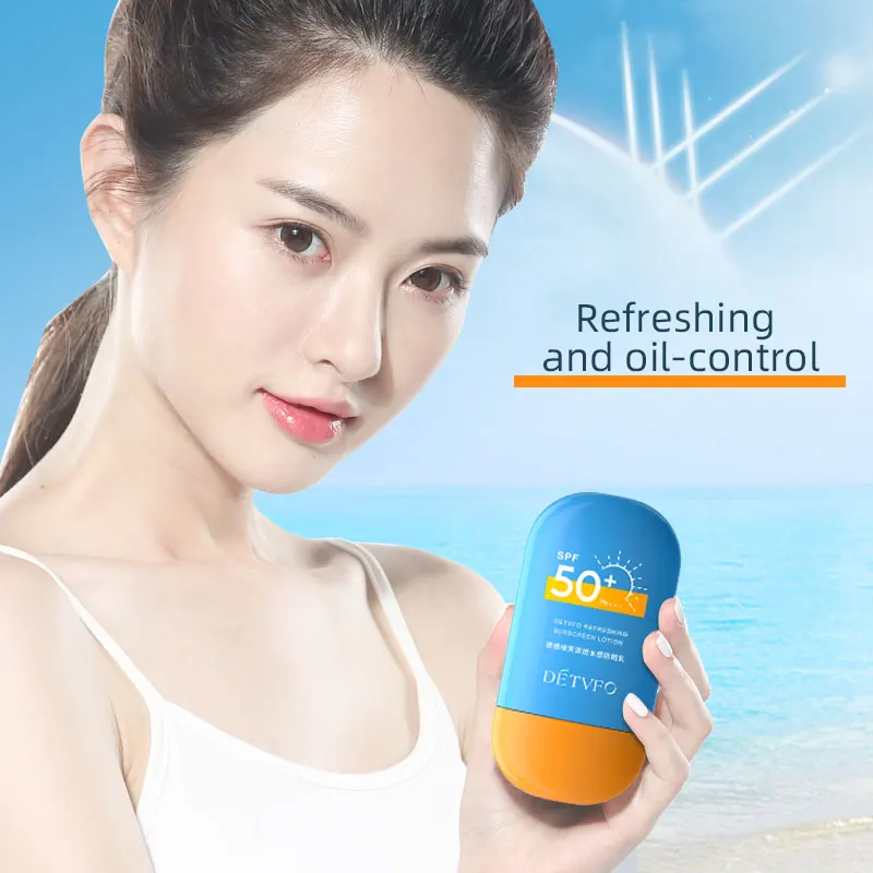 

Free sample korean sun uv protection lotion Portable daily Sunblock Zinc spf 50+PA+++ sunscreen cream