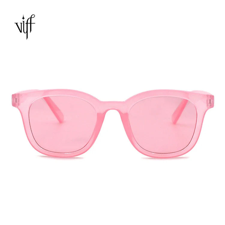 

VIFF HP19797 fancy pattern promotion beach sun glasses holiday hot seller colorful party wholesale stock pink sunglasses