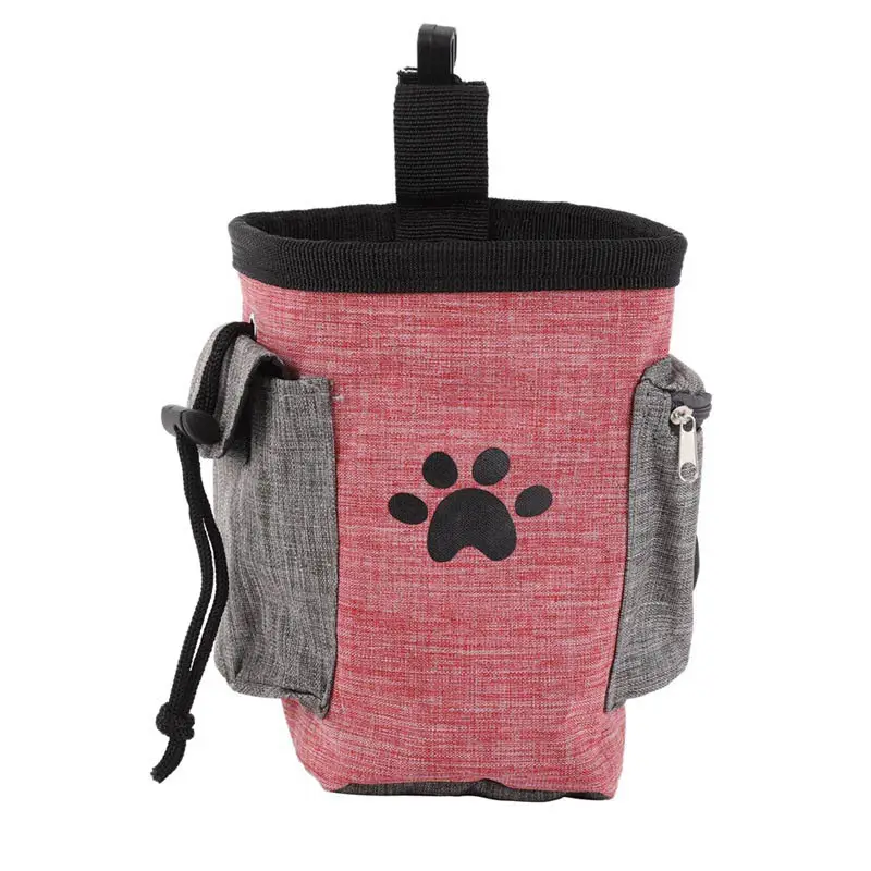 

Ready To Ship Portable Multifunctional Pet Food Carrier Bag, Outdoor Eco-friendly Pet Dog Food Packaging Bag With Belt, Blue, rose red, khaki