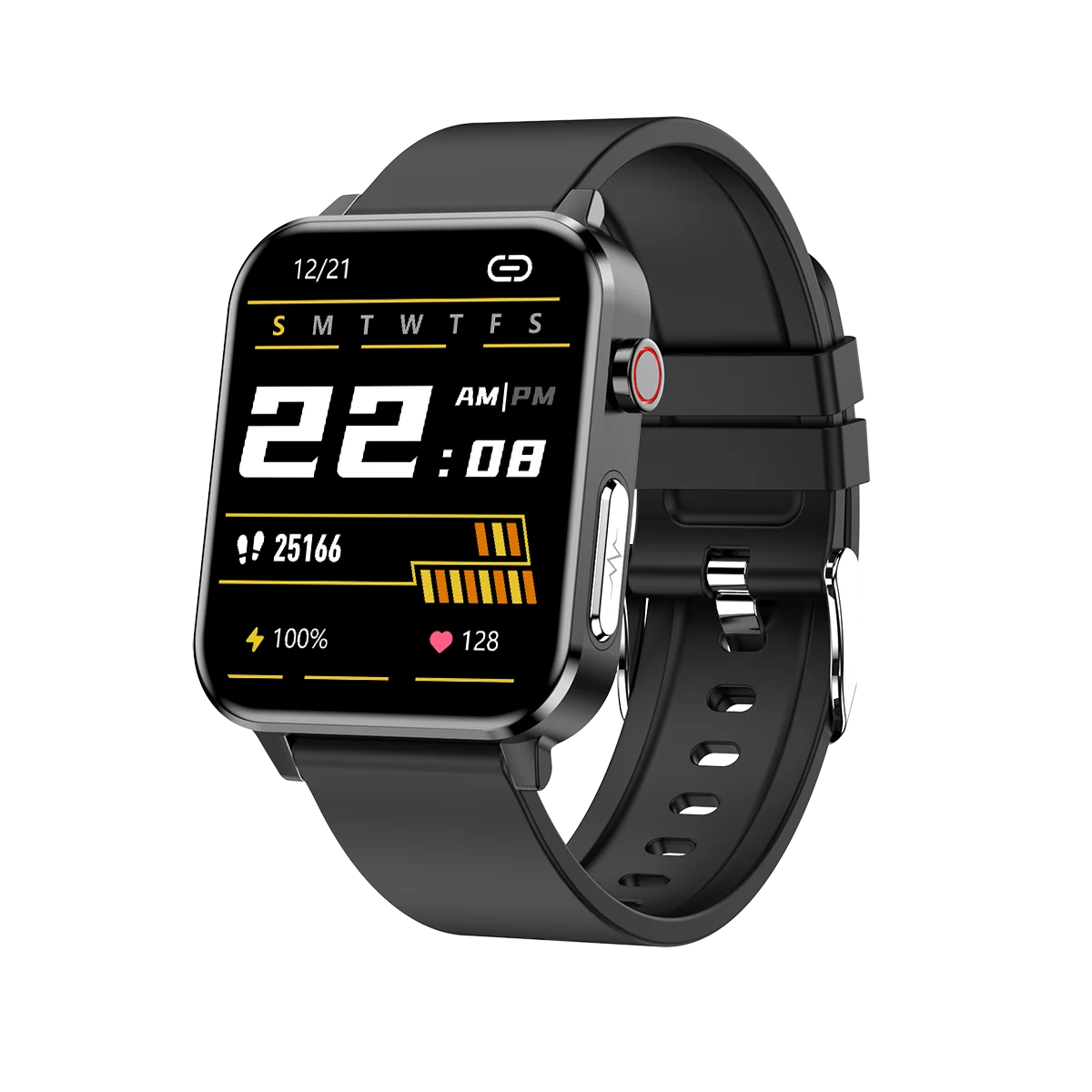 

2022 Hot Selling E86 1.7inch Full Touch Body Temperature ECG SpO2 Ai report Medical Smart Watch