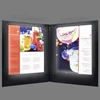 Bar Restaurant Club PVC Faux Leather Cover Led Illuminated Menu