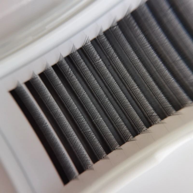 

2021 New fashion YY volume lashes 0.07mm Korea PBT fiber yy eyelash extensions 2D 3D volume lashes for eyelash extensions, Black
